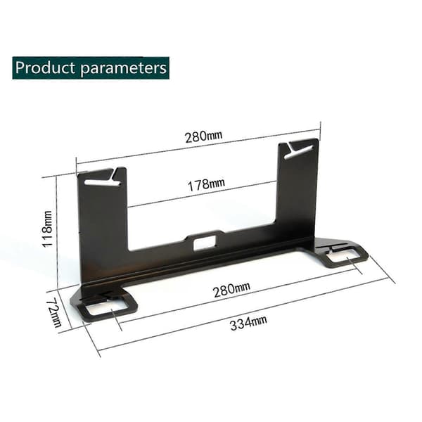 Universal Car Seat Anchor Mounting Kit Replacement for ISOFIX Latch Interface Bracket