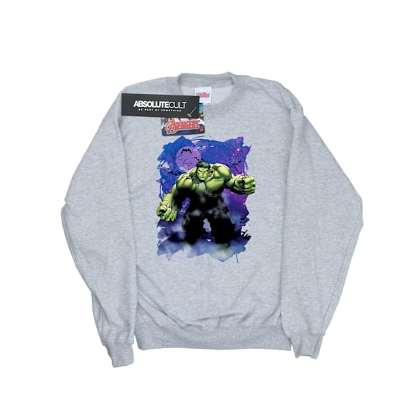 Marvel Dam/Kvinnor Hulk Halloween Spöklik Skog Tröja L Heather Grey Heather Grey L