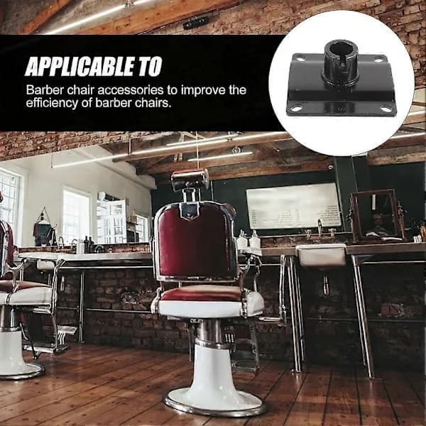 (pow yeah!) Universal Barberstolschassisforbindelse Barberstolsdele Robust Beslag Reservedele til Sa