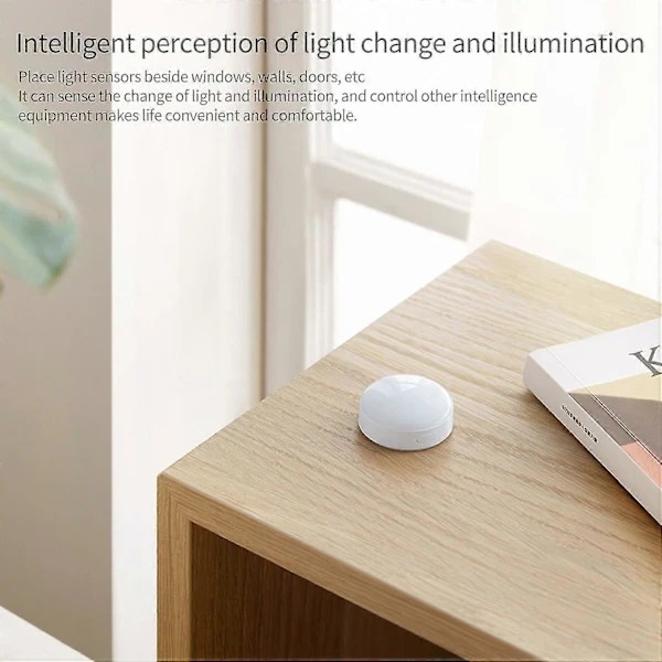 【PP】Aqara Lyssensor T1 Zigbee 3.0 Smart Hjem Lyssensor Lysendring Kontrollert for Hjemmet