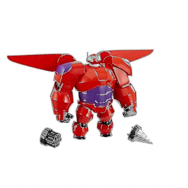 (pow yeah!) Armour Up Baymax 2.0 Actionfigur Leketøy