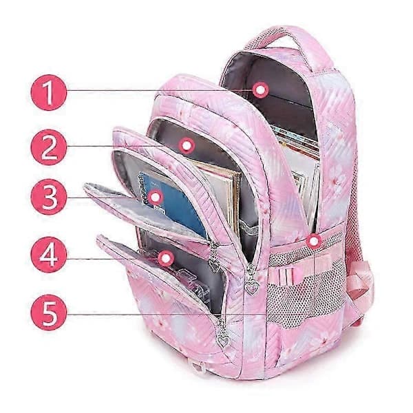 Kpop Demon Hunters Printed Backpack Students School Bag _e A Purple Style 05 Purple Style 05