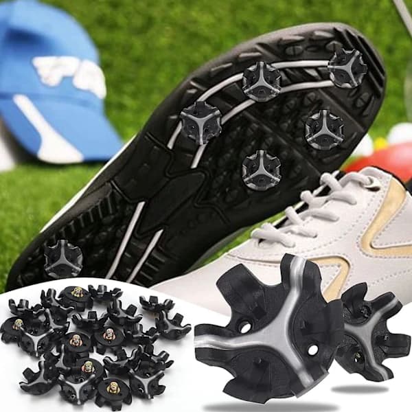 (Pow yeah!) 30 stk. golfspikes golfsko spikes erstatninger golfsko skruer golfspikes knopper med spiknøgle