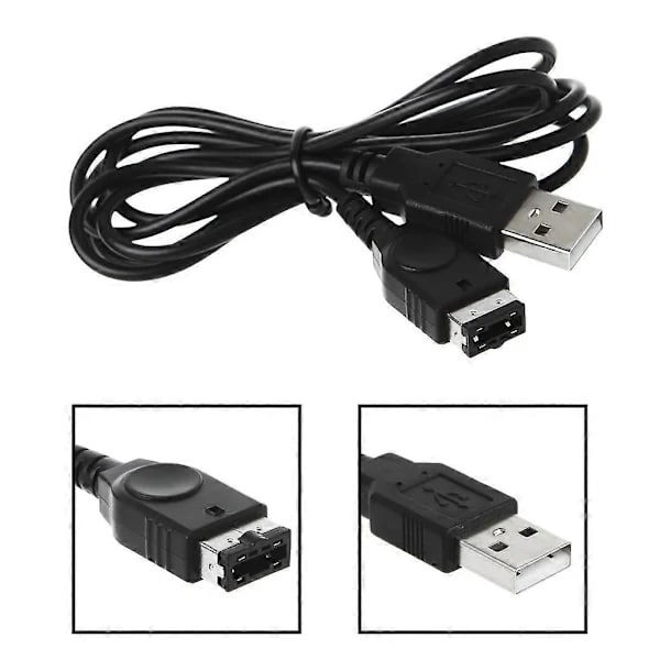 (pow yeah!) 1,2 m USB-ladekabel til Gameboy til GBA SP-ladekabel