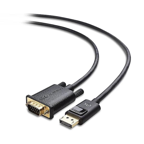 （pow yeah！）DisplayPort - VGA-kaapeli (DP - VGA-kaapeli) 1,8 metriä