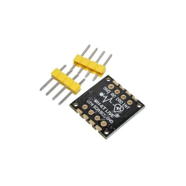(pow yeah!) MAX30100 Hjertefrekvenssensormodul Pulsmåling Blodoksygen Sensor Konsentrasjonstestmodul for
