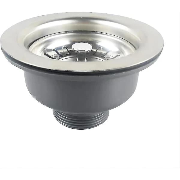 （pow yeah！）110mm Avløpsrør for vask, rustfritt stål og PVC, kurvavløp for vask