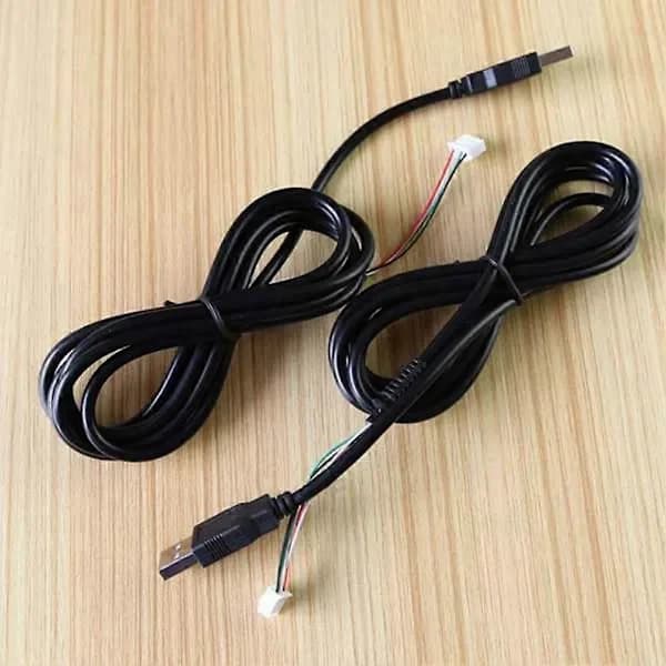 （pow yeah！）2X Null Forsinkelse Arkade DIY Kit USB-Encoder PC til Joystick for 5-pin Joystick & 2.8mm Knapp