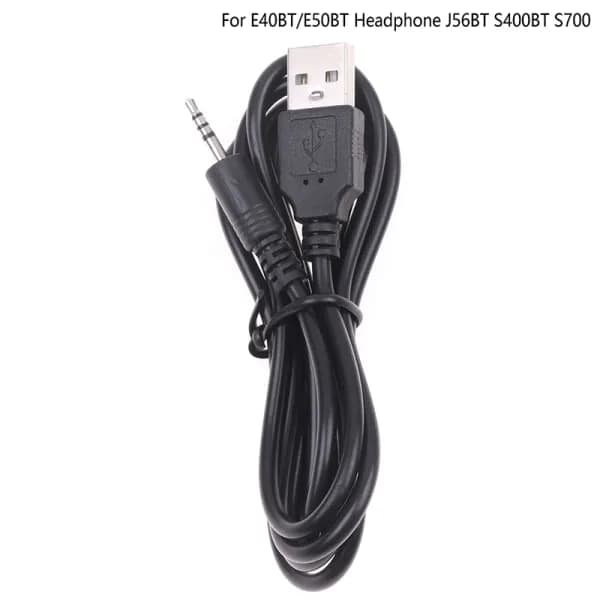 【PP】USB-laturi ja virtajohto Synchros E40BT/E50BT -kuulokkeille