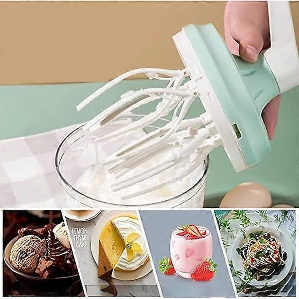 (pow yeah!) Manuell Visp Husholdningsmikser - 1200ml Håndvisp for Baking og Matlaging