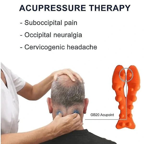 (Pow yeah!) Trapezius Spark Point Massageværktøj, Cervikal Massage Fingerpres