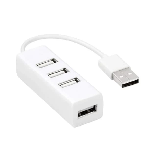 【PP】USB 2.0 -keskitin 4 portilla - Valkoinen