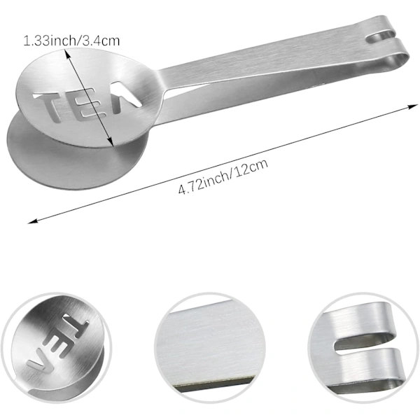 （Pow Yeah!）4-pack tepåsepressare, tepåsefilter