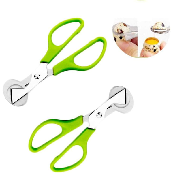 2 Pieces Quail Scissors, Eggshell Scissors, Stainless Steel, ZQKLA