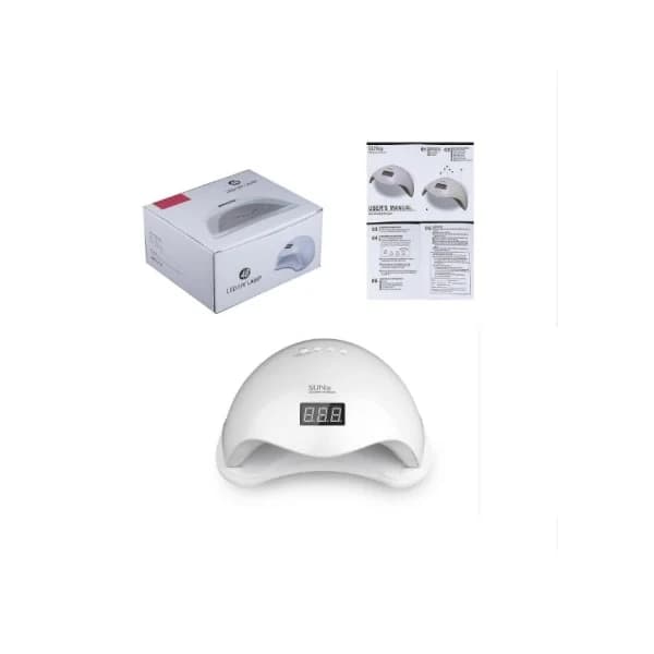 (Pow yeah!) 48W UV/LED-lampe med timerfunktion, hvid