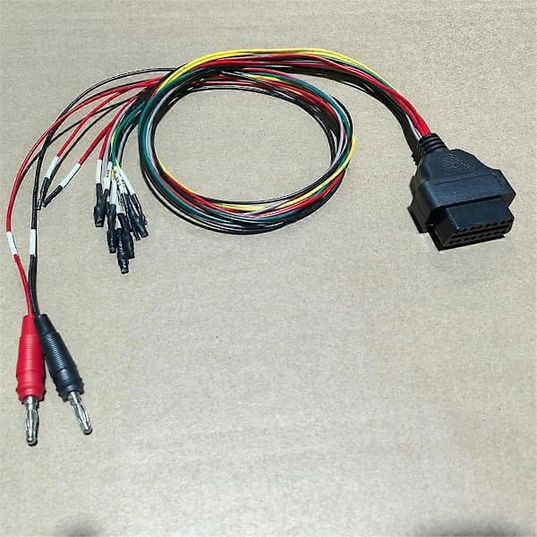 (pow yeah!) OBD2 Diagnostisk adapter OBD Breakout Tricore Kabel ECU Pinout Kabel 12V Strømafbryder
