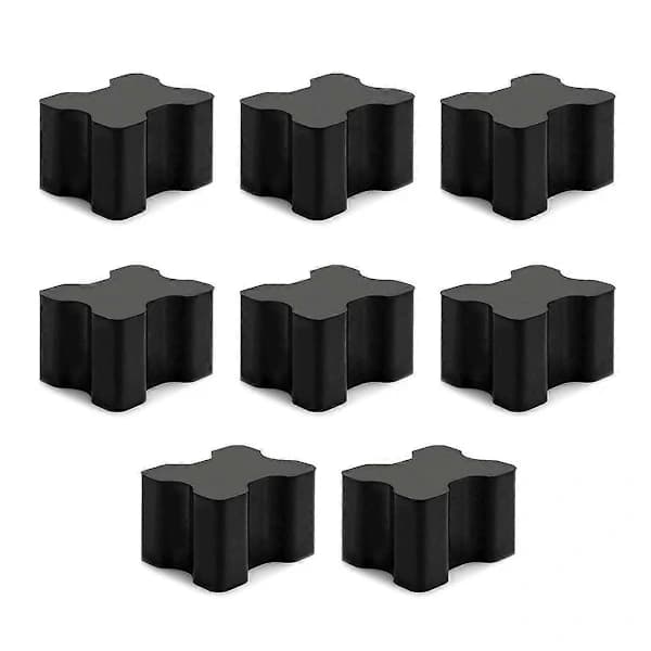 (pow yeah!) 8 stk. Spolefjederdistancersæt - Premium Spolefjederløftedistancer til køretøjer, Spolefjederdistancer 2,5 cm til 3,8 cm