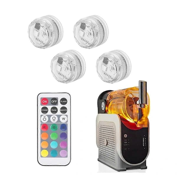 (Pow yeah!) 4-pak LED-lamper til Slushi FS301/FS300 kapselformet belysning