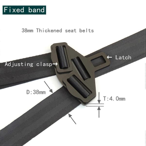 Universal Car Seat Anchor Mounting Kit Replacement for ISOFIX Latch Interface Bracket