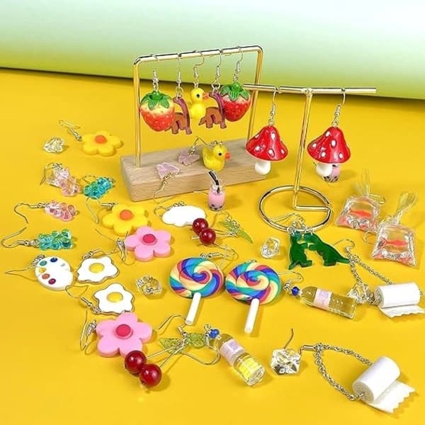 (Pow yeah!) 20 par mærkelige øreringe Sjove øreringe Gummy Bear Gummy