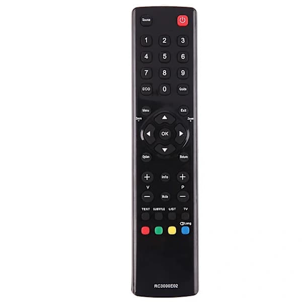 (Pow yeah!) Passar till TCL Thomson LCD smart TV fjärrkontroll RC3000E02