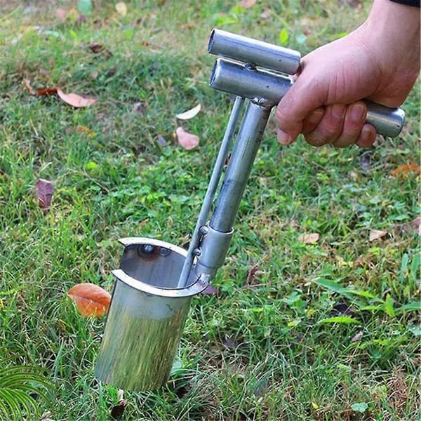 Garden Planting Tool Versatile Planter for Seedlings and Bulbs, Handheld Soil Sampler for Planting, Fruit Trees