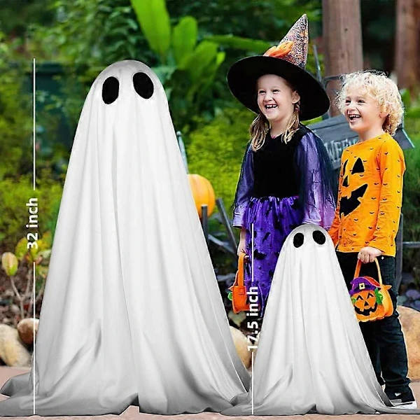 （pow yeah！）2 st Halloween Dekoration Lysande Spöke Deco