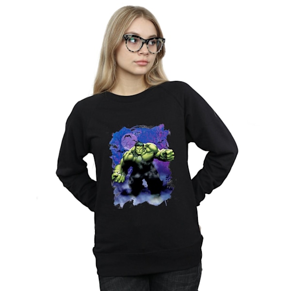 Marvel Dam/Kvinnor Hulk Halloween Spöklik Skog Tröja L Svart Black L