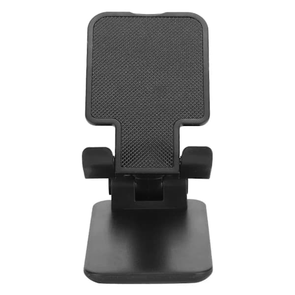 【PP】 Justerbart skrivebordsstativ, foldbart spejlstativ til mobiltelefon, tablet, sort