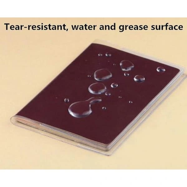 【PP】5-pack Passfodral, Transparenta Passfodral i Plast, För Pass i Standardstorlek, RFID ID-Korthållare