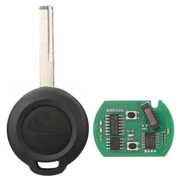 (pow yeah!) Bilnøkkel Fjernkontroll ID46 PCF7941 433MHz 2 Knapper for Mitsubishi