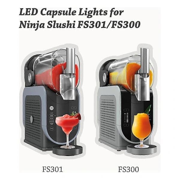 (Pow yeah!) 4-pak LED-lamper til Slushi FS301/FS300 kapselformet belysning