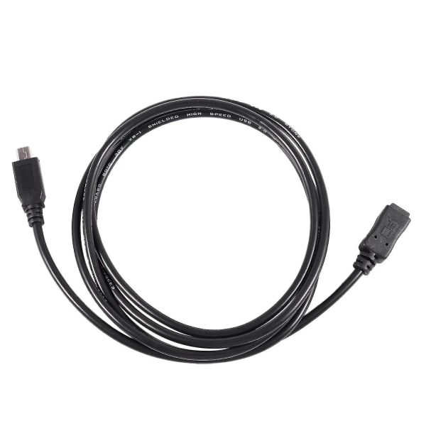 1,5 m Mini USB B 5-nastainen uros-naaraskäyttöinen jatkokaapeli sovitin musta