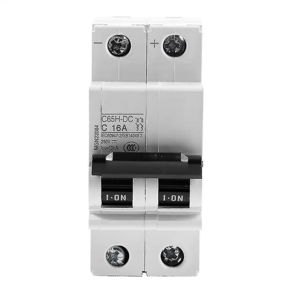 Miniatyr luftströmbrytare lågspänning solenergi strömbrytare 63a 250v Dc 2p