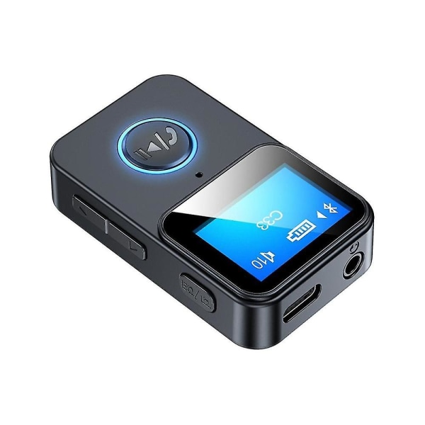 Bluetooth 5.0 -äänivastaanottimen tuki Tf-kortin MP3-soittimen häviötön FM-lähettimen kaukosäätimen johto