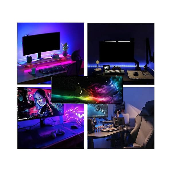 Gaming musemåtte computer anime musemåtte kontor blød gaming bærbar musemåtter, brun-multifarvet