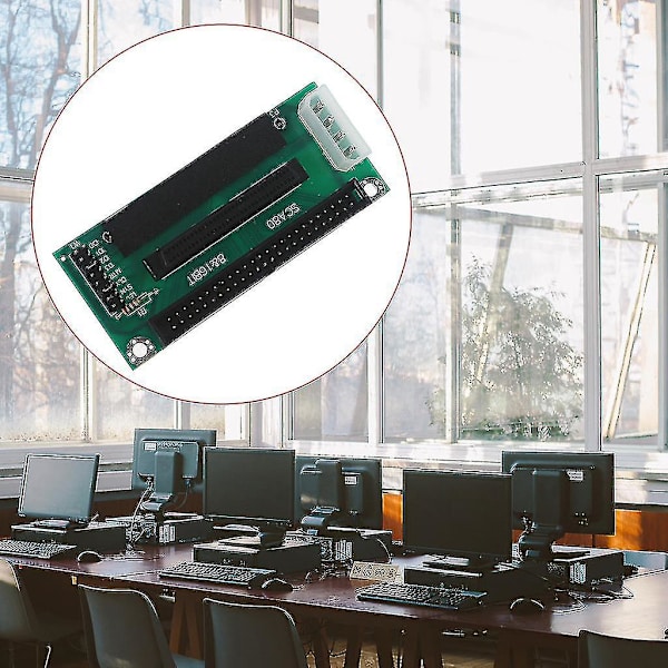 9,2 cm:n pituinen 68-80-50-nastainen muuntokortti, keskinäiset muuntaja-adapterit