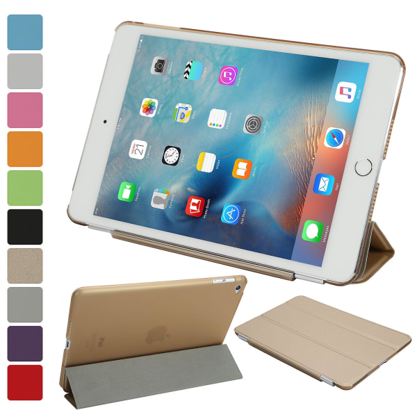 Smart Magnetic Cover Auto Wake Sleep Protective Case For Ipad Air 1 Xmas Gold