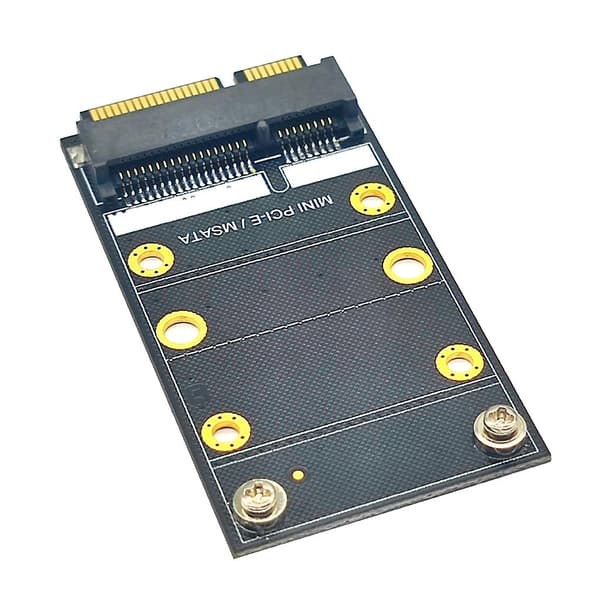 2 i 1 kombinert Mini Pci-e & Msata Ssd adapterkonverterkort