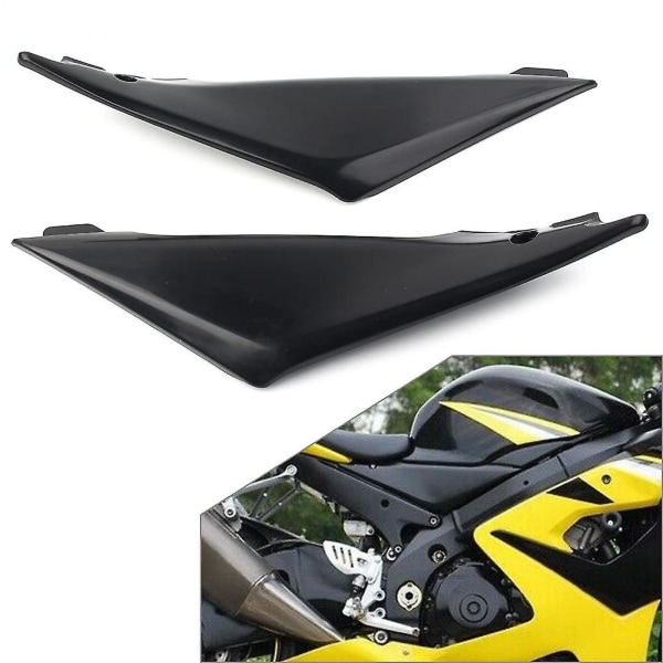 Svart fredag Gsxr1000 2005 2006 Motorsykkel bensintank sidedeksel panel kåpe kompatibel med Suzuki Gsxr 1000 05 06 Abs svart 2stk