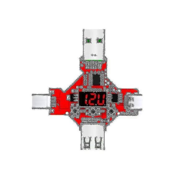 2-i-1 QC2.0 3.0 PD2.0 3.0 5V9V12V20V Snabbladdningsprotokoll Trigger Decoy Voltmeter Trigger Spänning