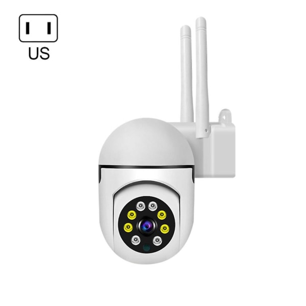 Ny 2MP PTZ WiFi IP Övervakningskamera Utomhus 4x Digital Zoom AI Människodetektering