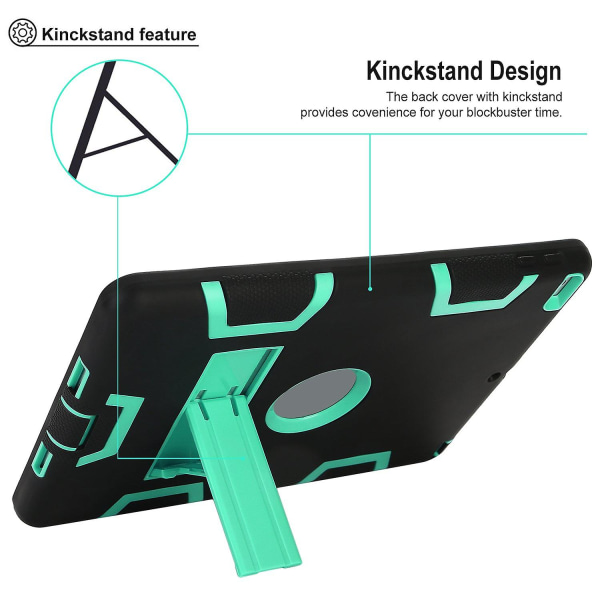 Harmaa Apple Ipad Pro 9.7 case cover Iskunkestävä Cool Kumiteline Parhaat lahjat