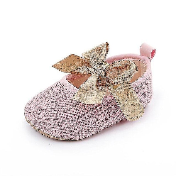 Baby Girl Shoes Flower Lace Cotton Bottom pink-new 0-6 months