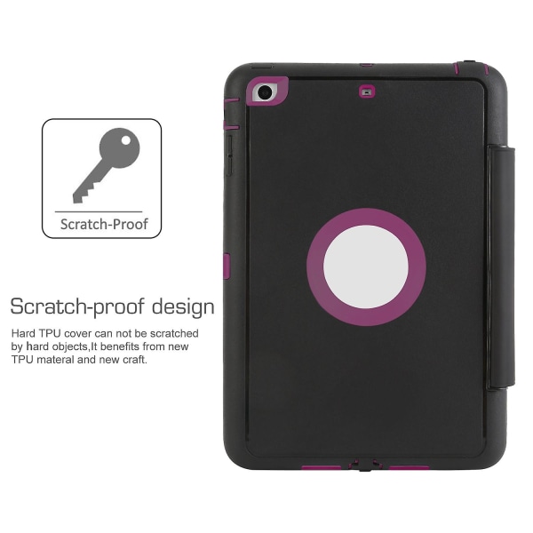 Heavy Duty Shockproof Smart Cover Case Protector Stand Til Ipad Mini 3 2 1 Rose