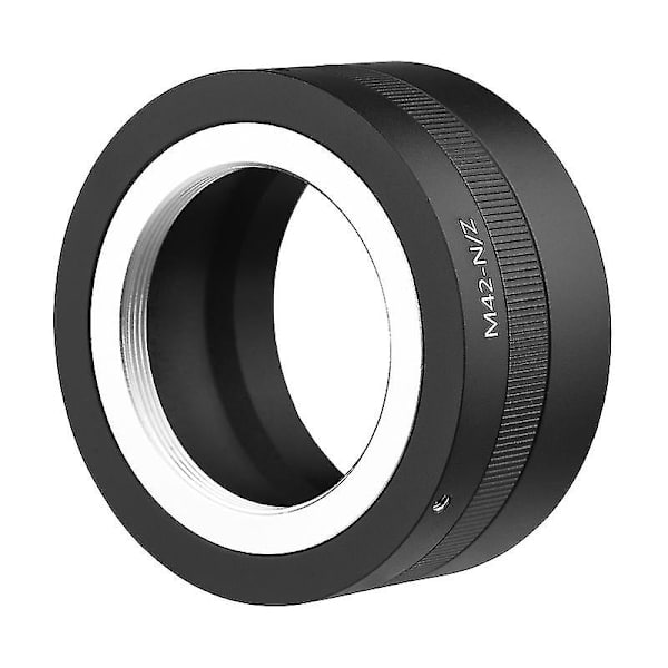 Manuel objektivadapterring i aluminiumlegering til M42-objektiv til Nikon Z5/z6/z7/z50 Z-mount spejlløst kamera
