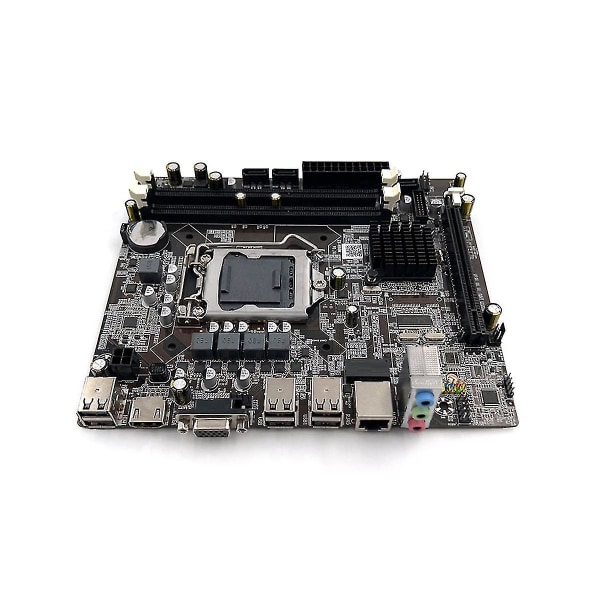 H55 Moderkort LGA1156 Stödjer I3 530 I5 760 Serie CPU DDR3 Minne Moderkort+i3 550 CPU+SATA C