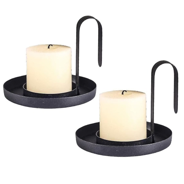 Retro Wrought Iron Taper Candle Holder