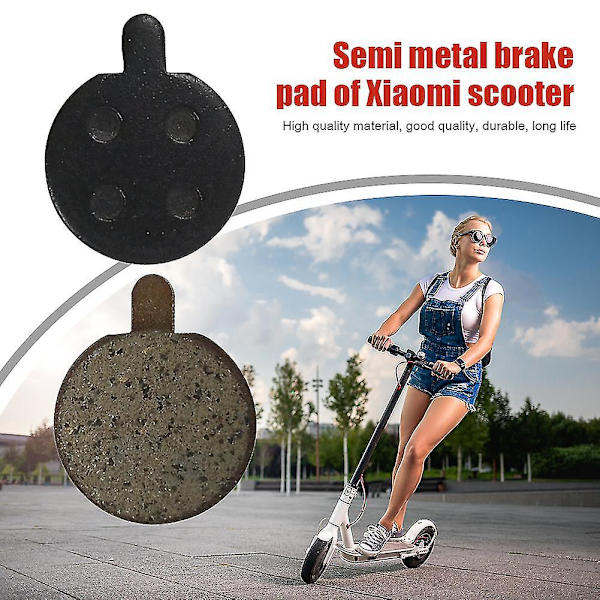 2 par elektriske scooter skivebremseklodser til Xiaomi M365 Pro kick scooter reservedele friktionsplader