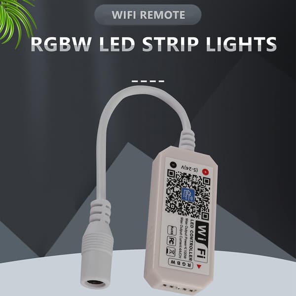 RGBW LED LED Strip Controller, Bluetooth WiFi App Styret, Dæmperstyring til Android / IOS System